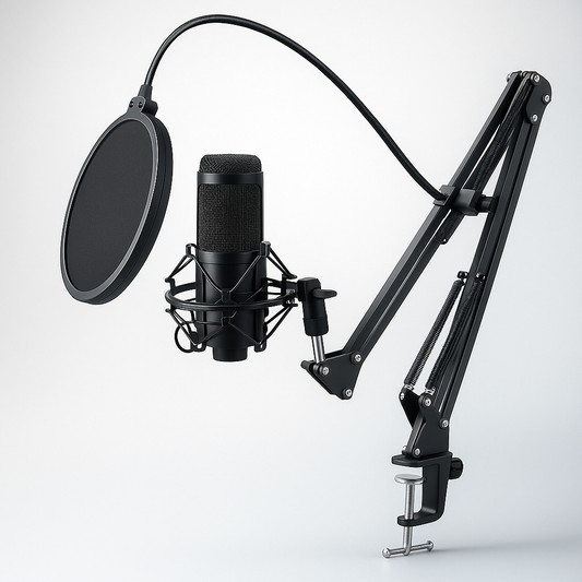 Limited Pre-Order : TUNEARC Pro Creator Kit – USB Condenser Mic + Boom Arm (Ships Oct 2025)